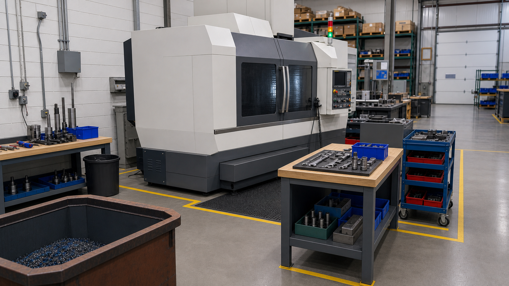CNC machine shop, after concept
